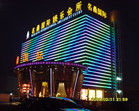 杭州名鼎國際娛樂會所樓體亮化工程